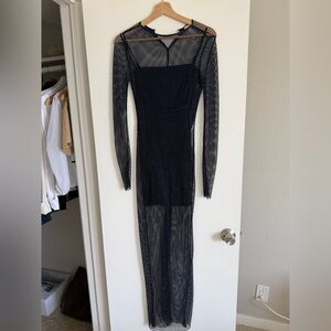 fleur du mal long sleeve corset dress Long Sleeve Flared Corset Dress